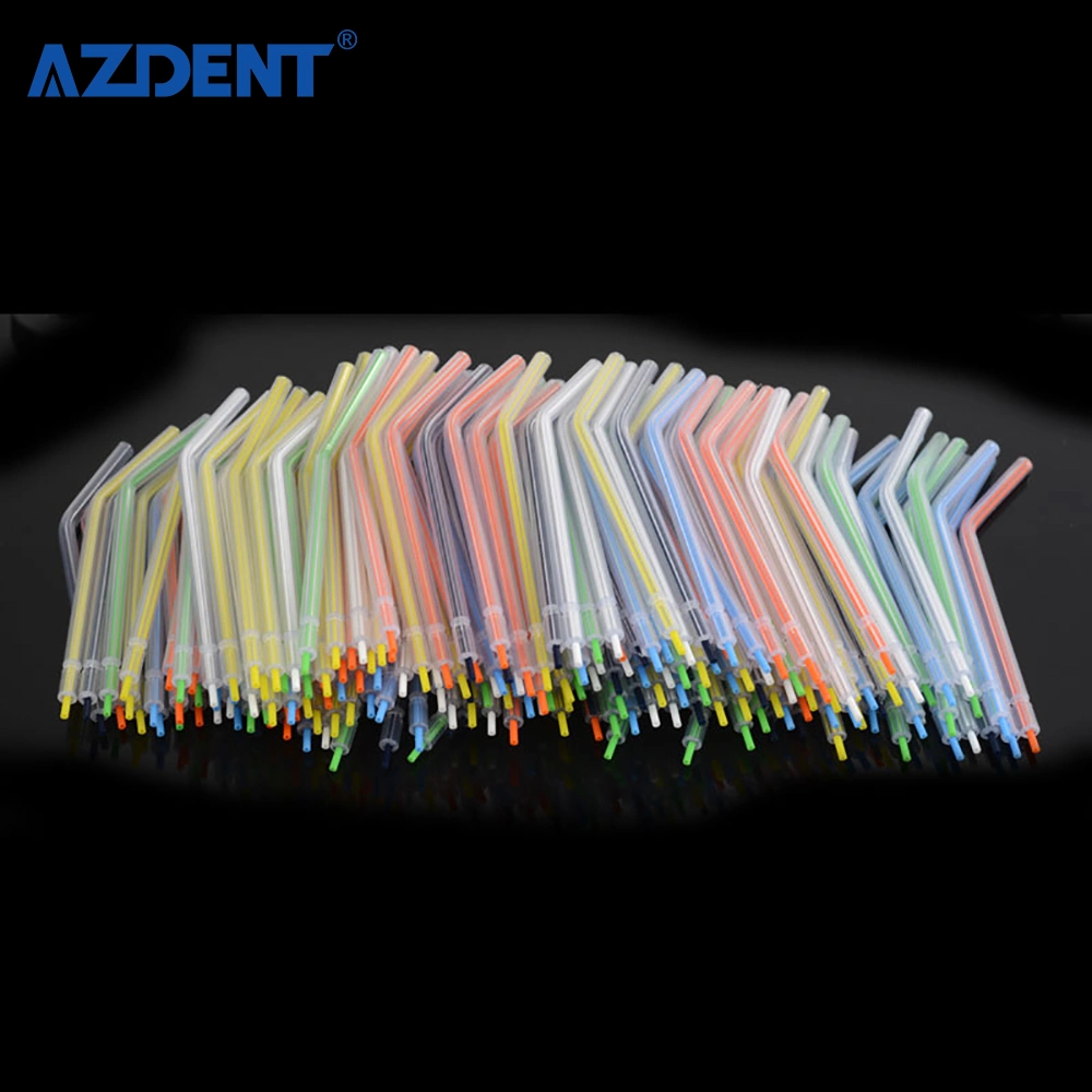 200PCS Dental Disposable Spray Nozzles Tips for 3-Way Air Water Syringe Mix Color